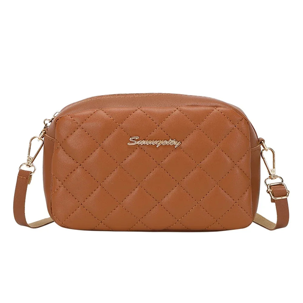 Tassel Small Messenger Bag For Women 2024 Trend Lingge Embroidery Camera Female Shoulder Bag Fashion Chain Ladies Crossbody Bags