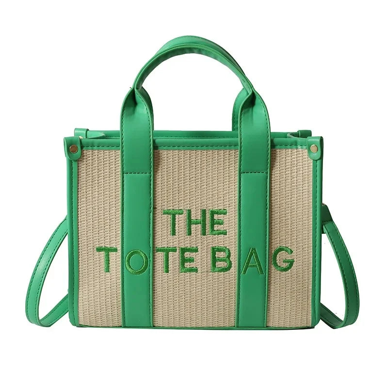 The Tote Bag For Women Crossbody Female Handbag New Solid Words Lette Leisure Large Bag,Luxury Fashion Bag,designer Bag for PU