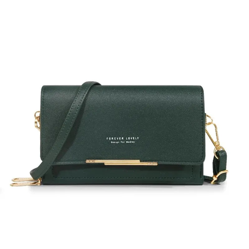 2024 New Women's Wallet Korean Multifunctional Shoulder Bag Mid-length Clutch Coin Purse