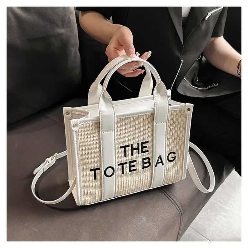 The Tote Bag For Women Crossbody Female Handbag New Solid Words Lette Leisure Large Bag,Luxury Fashion Bag,designer Bag for PU