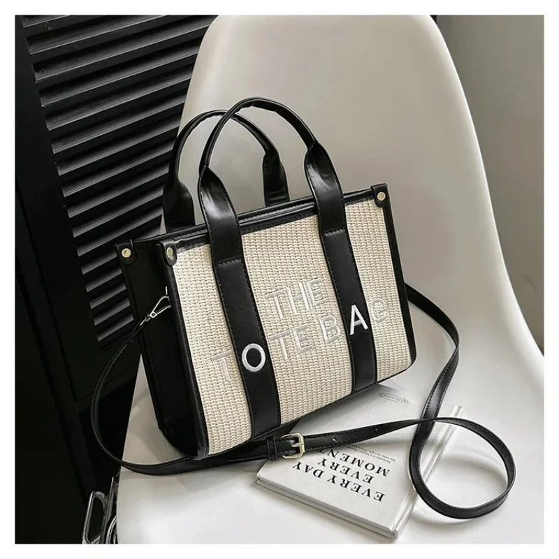 The Tote Bag For Women Crossbody Female Handbag New Solid Words Lette Leisure Large Bag,Luxury Fashion Bag,designer Bag for PU