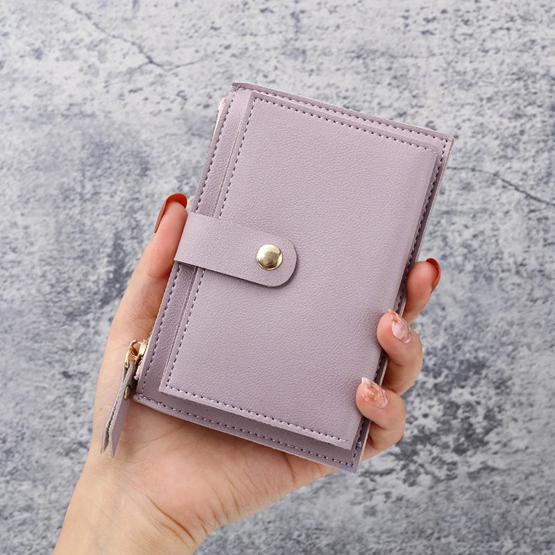 Wallet female ins students 2024 new wallet female ultra-thin card bag one small change bag clutch bag