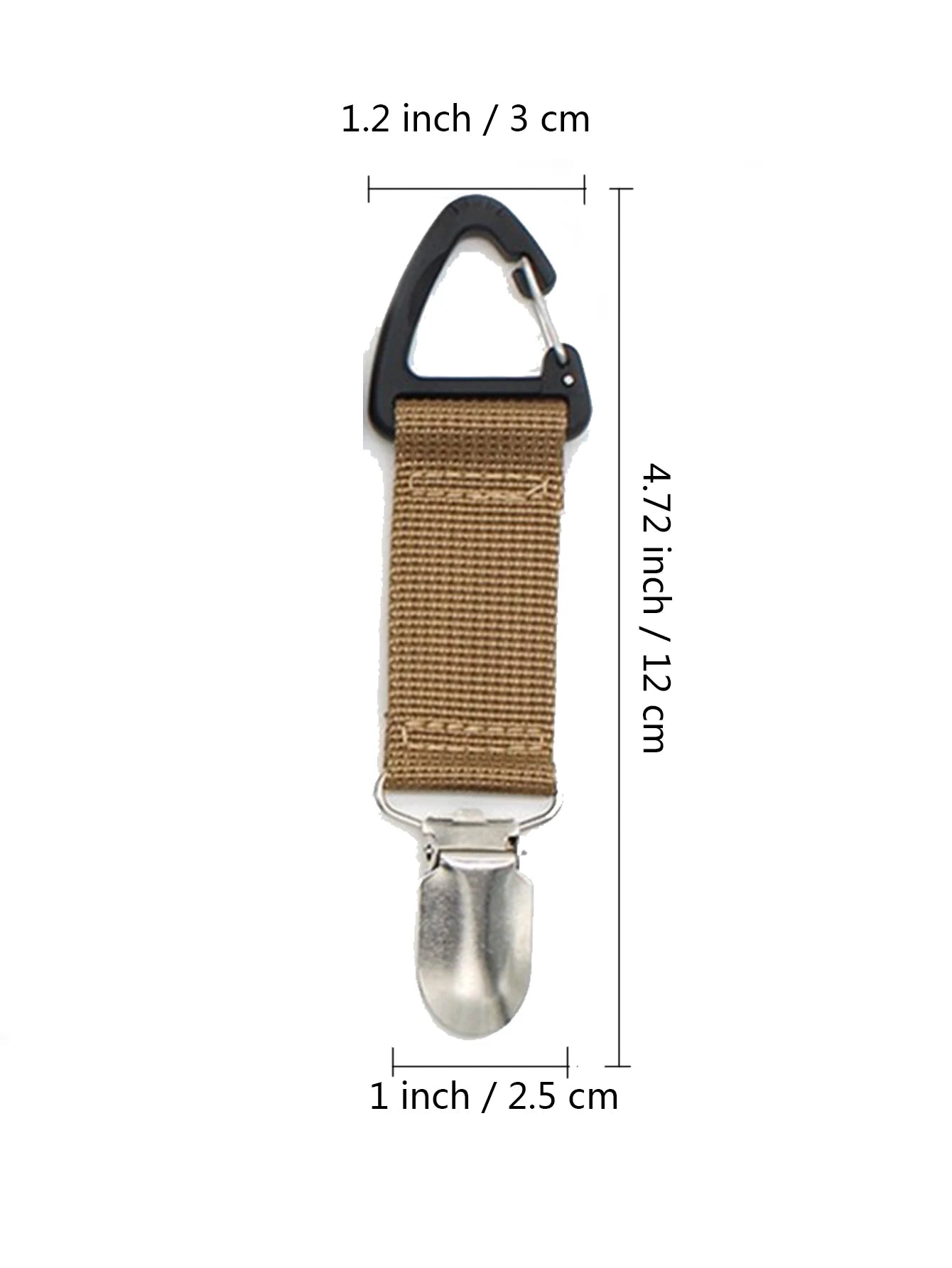 Travel Leather Hat Clip Outdoor Backpack Luggage Storage Bag Leather Hat Clip Multifunctional Straw Hat Clip Hat Accessories