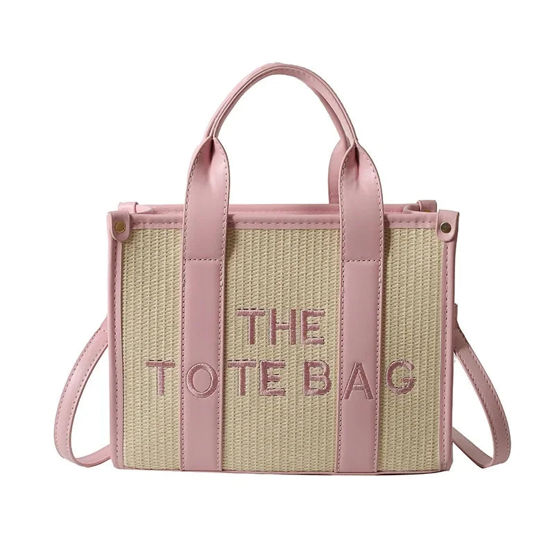 The Tote Bag For Women Crossbody Female Handbag New Solid Words Lette Leisure Large Bag,Luxury Fashion Bag,designer Bag for PU