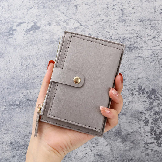 Wallet female ins students 2024 new wallet female ultra-thin card bag one small change bag clutch bag