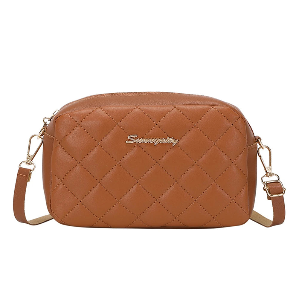 Tassel Small Messenger Bag For Women 2024 Trend Lingge Embroidery Camera Female Shoulder Bag Fashion Chain Ladies Crossbody Bags
