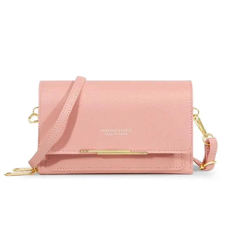 2024 New Women's Wallet Korean Multifunctional Shoulder Bag Mid-length Clutch Coin Purse