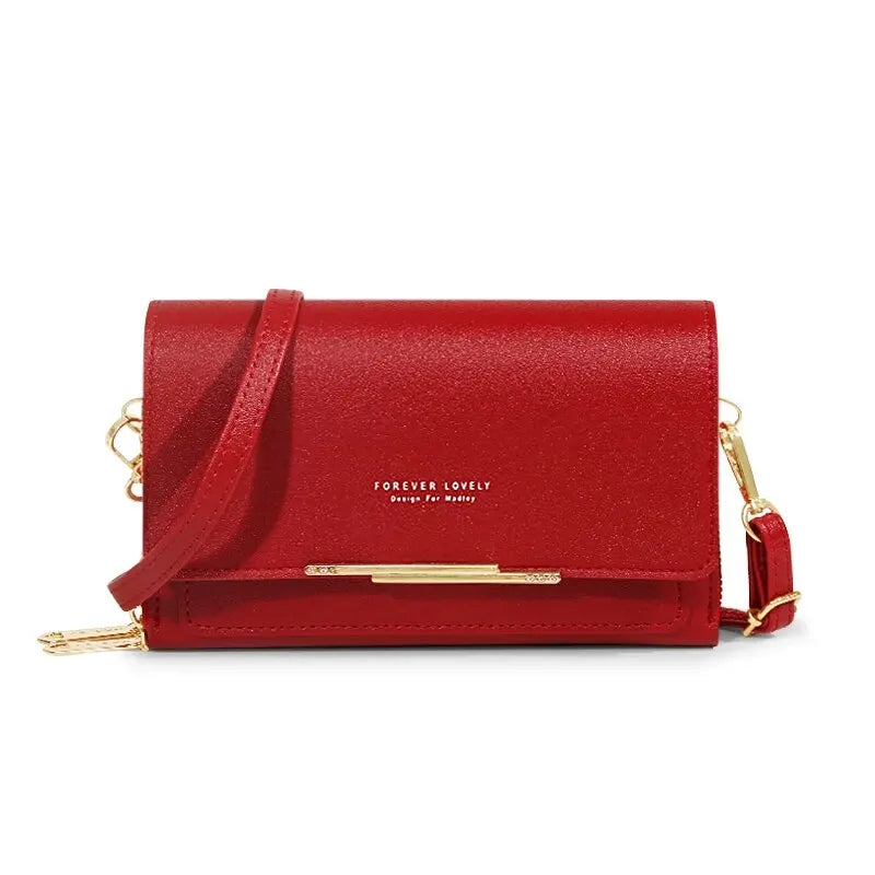 2024 New Women's Wallet Korean Multifunctional Shoulder Bag Mid-length Clutch Coin Purse