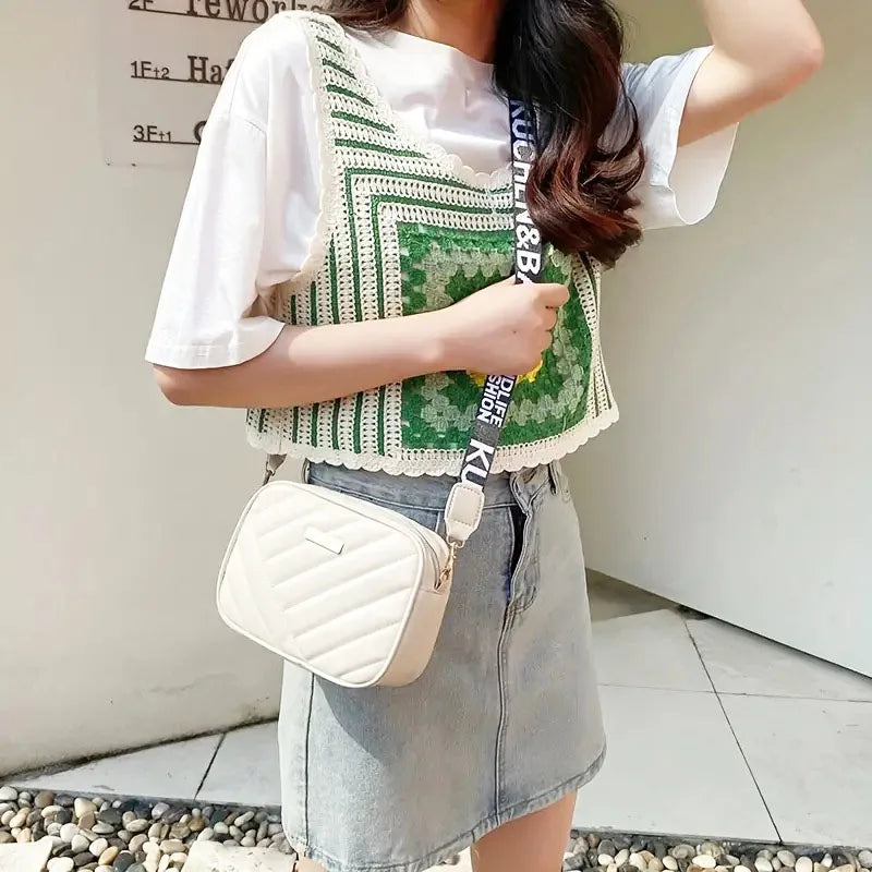Fashion Girl Mobile Phone Bag Female Cool Shoulder Bag PU Leather Zipper Messenger Bags Luxury Designer Summer Travel Phone Bag