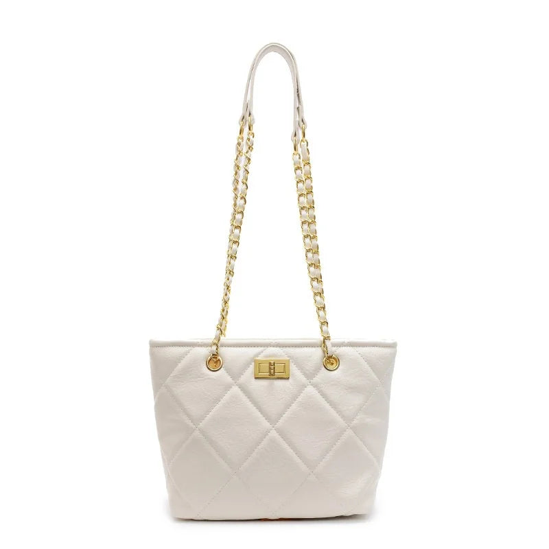 Tote Bags for Women PU Leather Diamond Lattice Handbag Personality Large Capacity Underarm Shoulder Bag Designer Bag handbags