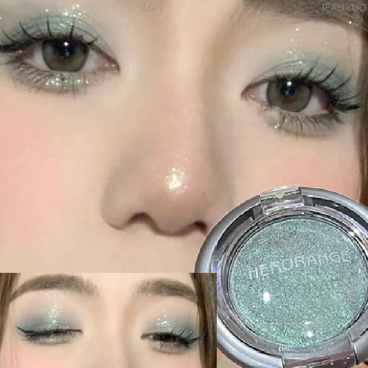 Smoky Pearl Glitter Eyeshadow Palette-0