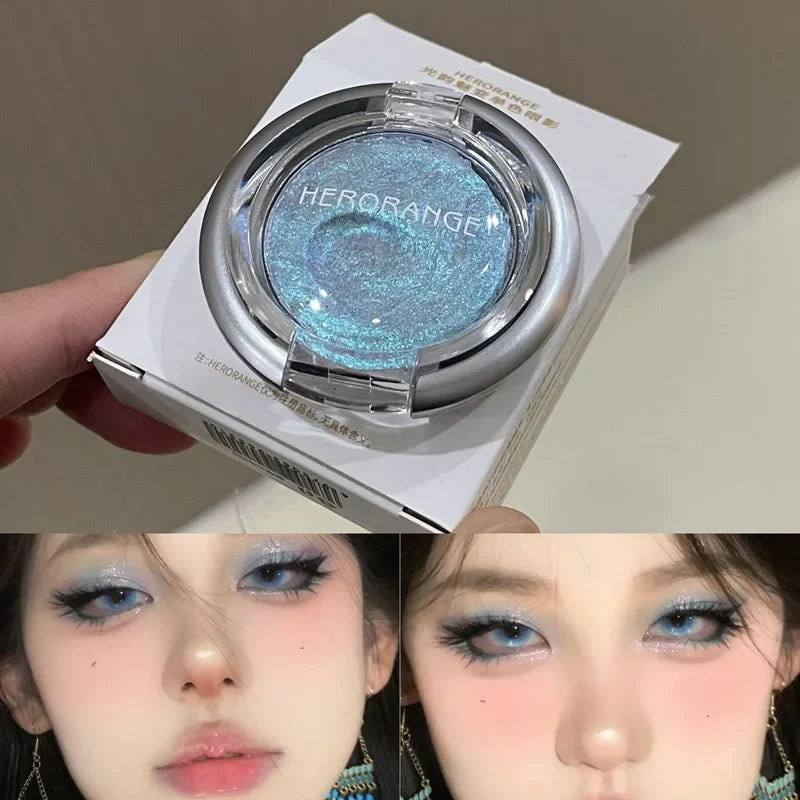 Smoky Pearl Glitter Eyeshadow Palette-2