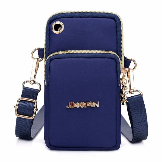 Mobile Phone Bag, WOMEN'S Crossbody Mini Bag, 2024 New Fashion Mom Mommy Coin Bag, Neck Hanging Running Cover