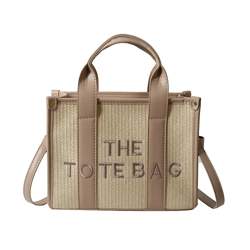 The Tote Bag For Women Crossbody Female Handbag New Solid Words Lette Leisure Large Bag,Luxury Fashion Bag,designer Bag for PU
