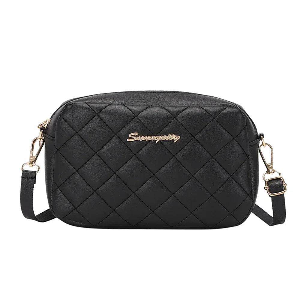 Tassel Small Messenger Bag For Women 2024 Trend Lingge Embroidery Camera Female Shoulder Bag Fashion Chain Ladies Crossbody Bags