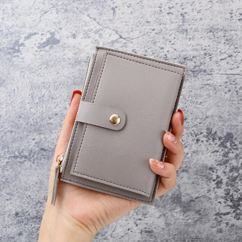 Wallet female ins students 2024 new wallet female ultra-thin card bag one small change bag clutch bag