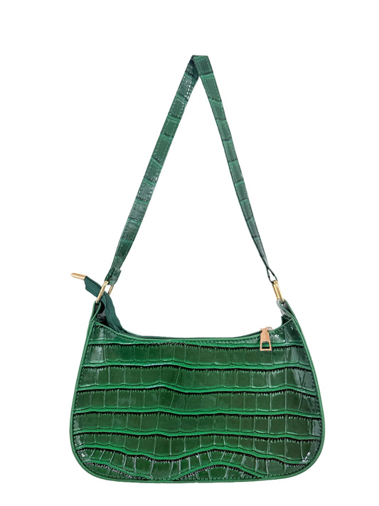Vintage Patent Leather Shoulder Bag Fashion Women's Handbags Casual Designer Hobos Underarm Bag