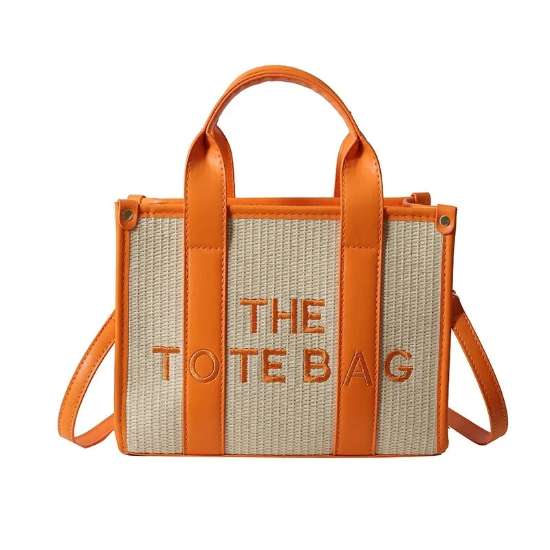 The Tote Bag For Women Crossbody Female Handbag New Solid Words Lette Leisure Large Bag,Luxury Fashion Bag,designer Bag for PU
