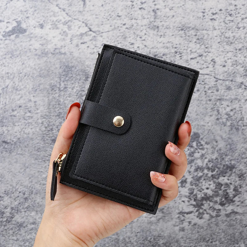 Wallet female ins students 2024 new wallet female ultra-thin card bag one small change bag clutch bag