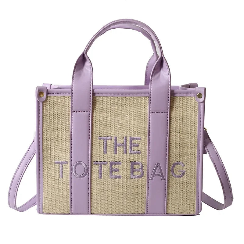 The Tote Bag For Women Crossbody Female Handbag New Solid Words Lette Leisure Large Bag,Luxury Fashion Bag,designer Bag for PU