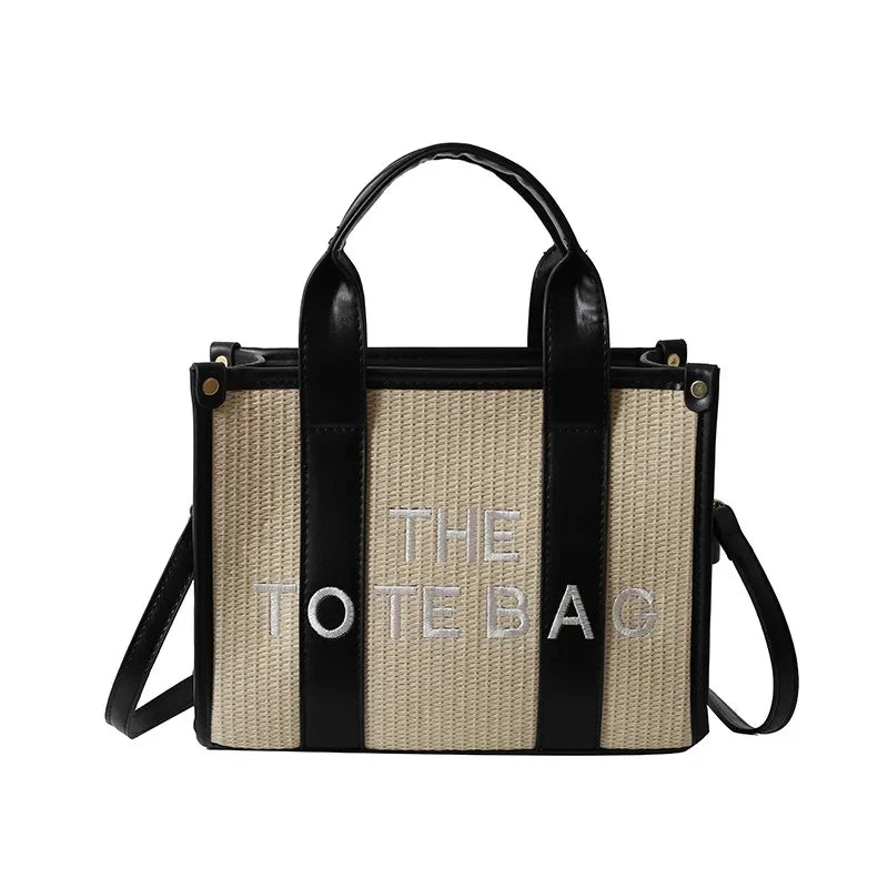 The Tote Bag For Women Crossbody Female Handbag New Solid Words Lette Leisure Large Bag,Luxury Fashion Bag,designer Bag for PU
