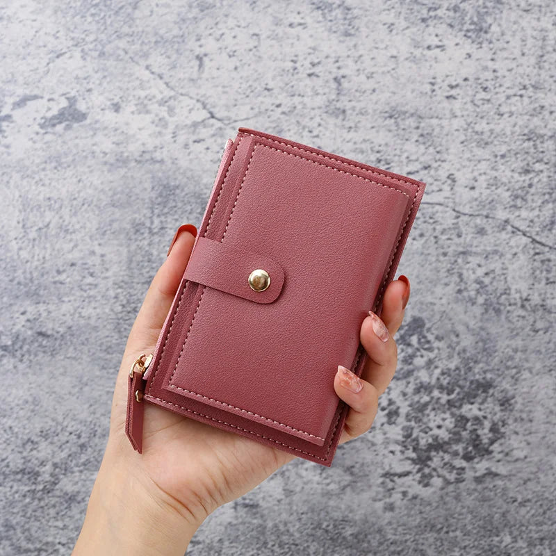 Wallet female ins students 2024 new wallet female ultra-thin card bag one small change bag clutch bag