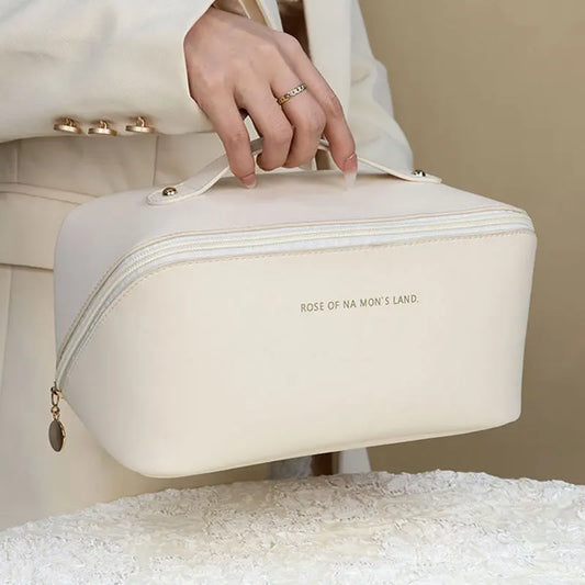 【Hot sales】Makeup Bag Portable Large Capacity Beauty and Skincare Storage Bag High Appearance Level Waterproof Clutch Bag