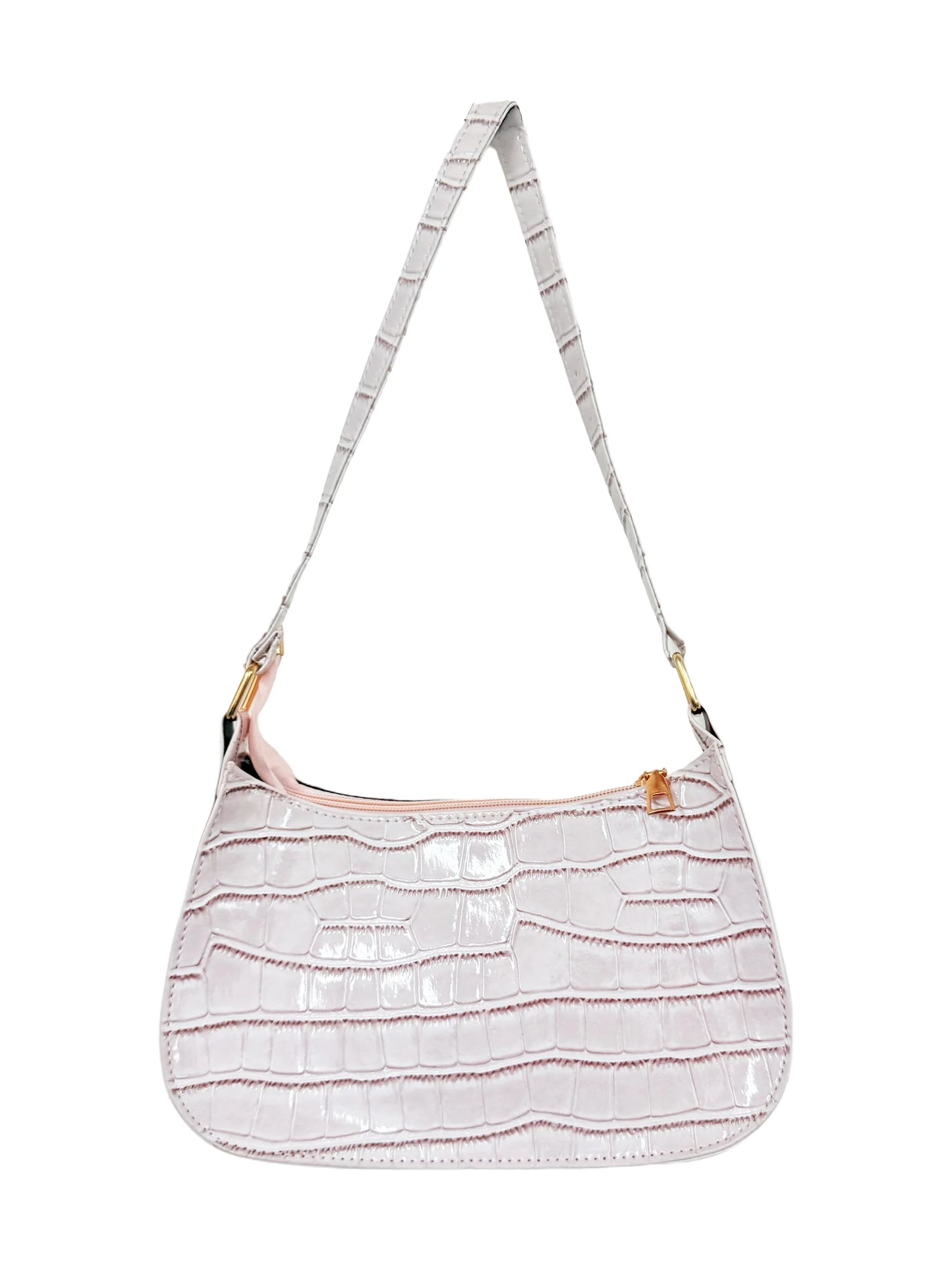 Vintage Patent Leather Shoulder Bag Fashion Women's Handbags Casual Designer Hobos Underarm Bag