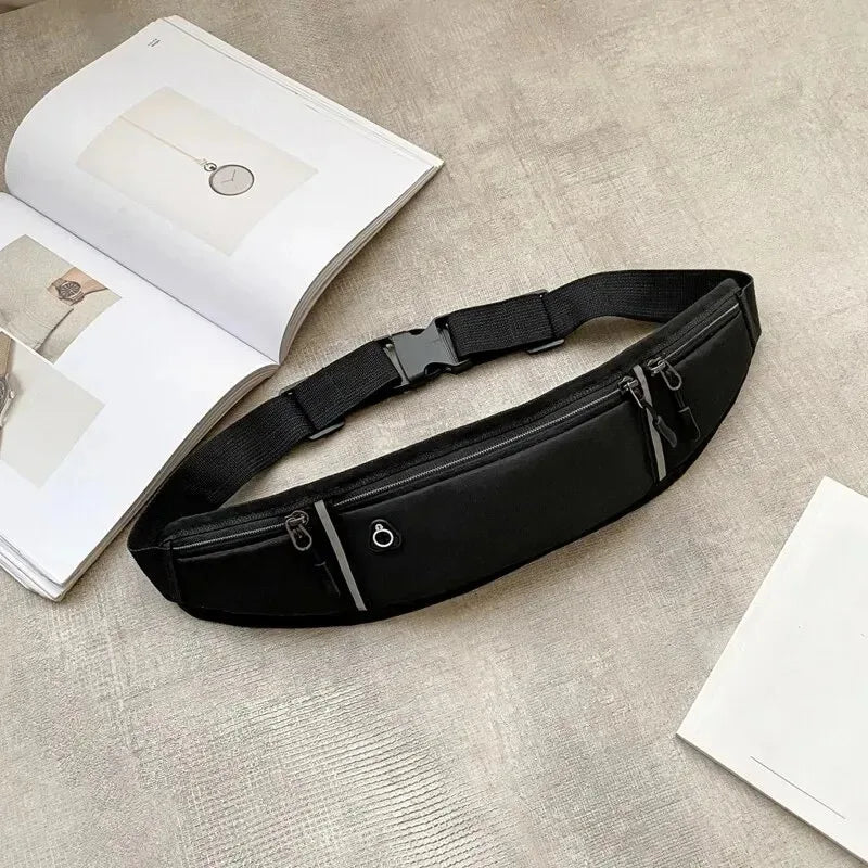 Professional Running Waist Bag Sports Belt Pouch Mobile Phone Case Men Women Hidden Pouch Gym SportsBags Running Belt Waist Pack